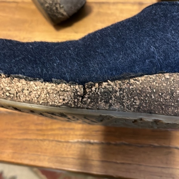 HAFLINGER clogs navy blue, size 41, felted wool, good condition - Picture 11 of 11